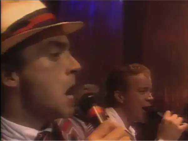 Frank and George Simms David Bowie backing vocalists